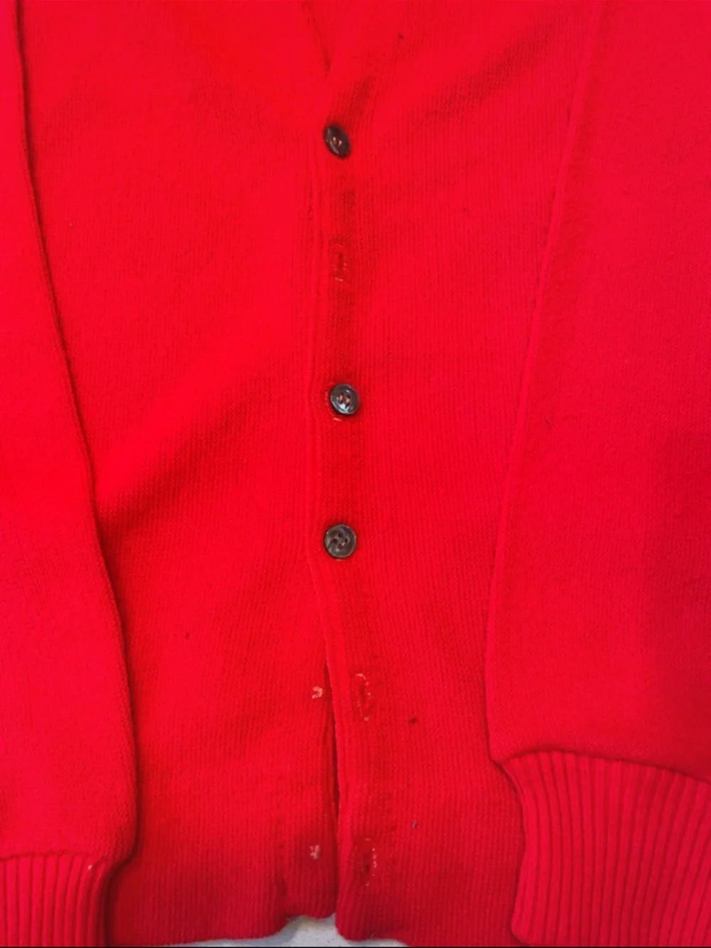 Vintage 80/90s Red Cardigan